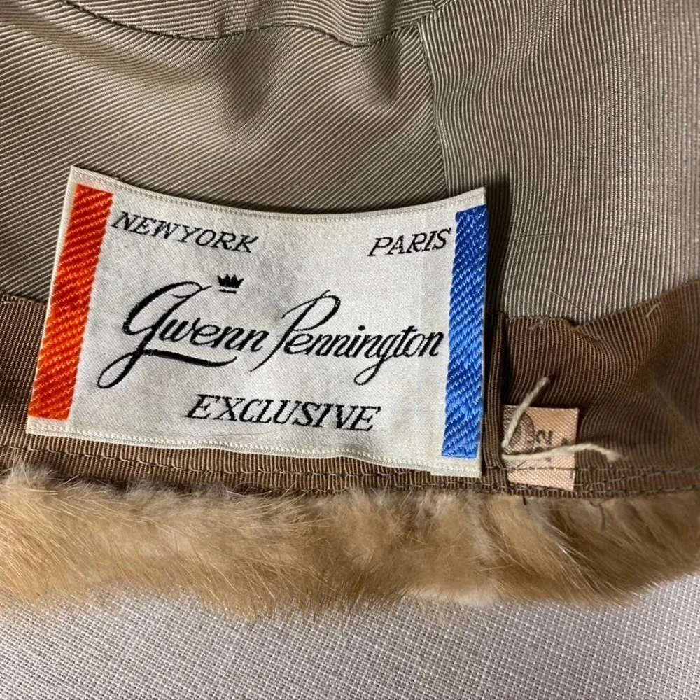 Vintage Gwen Pennington Hat‎ blonde mink - Picture 3 of 7